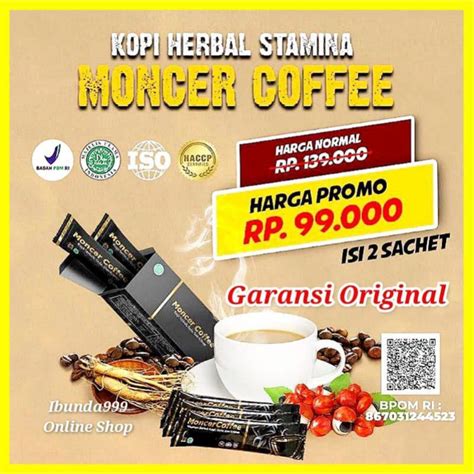 Moncer coffee dijual dimana  AOBI yang terletak di Tangerang, Moncer Coffe Tidak menyebabkan Jantung